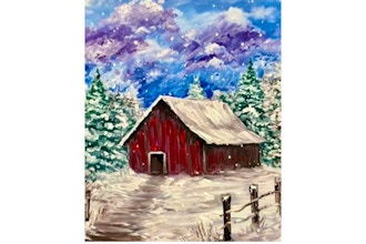 Paint Nite: Peaceful Winter Barn